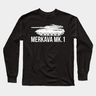 Merkava Mk.1 Israeli main battle tank Long Sleeve T-Shirt